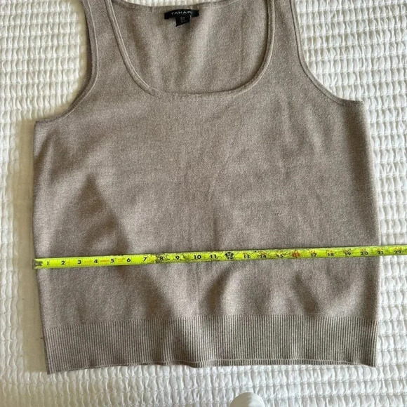 NWT TAHARI 2 piece set top animal print cardigan and top, size 1x - Picture 8 of 12